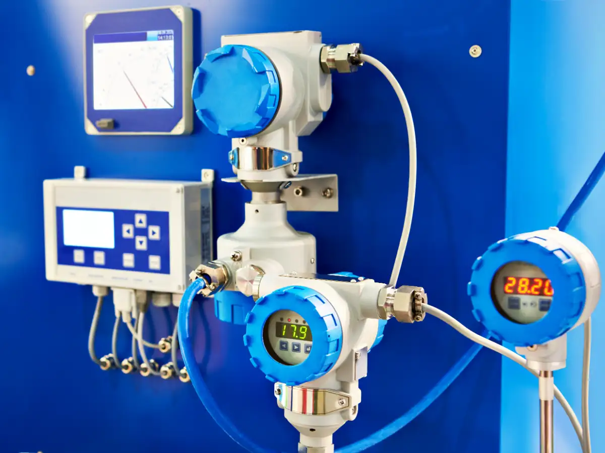 Industrial Electronic Digital Pressure Gauge And Water Flow Calculation Equipment